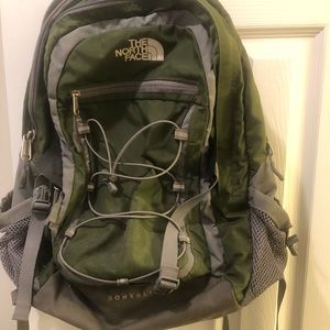 Green NorthFace Backpack